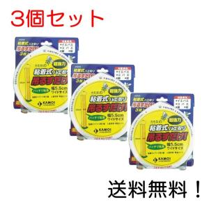 カモ井 粘着式ハエ取り 吊るすだけ 3枚入り×3個セット｜スリーエスマート