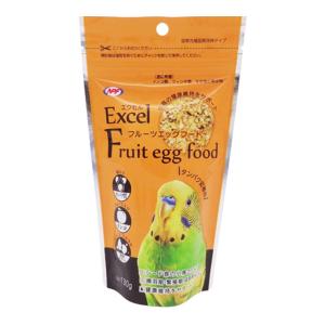 ナチュラルペットフーズ エクセル フルーツエッグフード 130g 小鳥 インコ