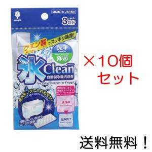氷クリーン 自動製氷機洗浄剤 ３回分 10個セット