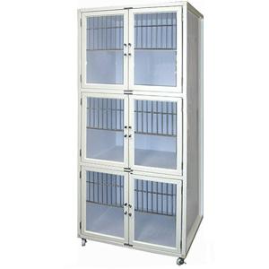 ★値下げ★ボンビアルコン◆ニューペットマンション・三段犬舎・仕切り板１枚付き 6b64193d453b0dea74a58f512d3ea5