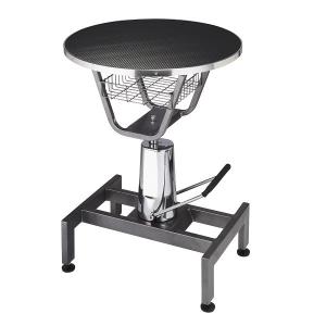 台面直径 HT-4C 油圧式 昇降機能付き トリミングテーブル 70cm 黒 油圧式昇降機能付 油圧式トリミングテーブル X−1200 : ペット