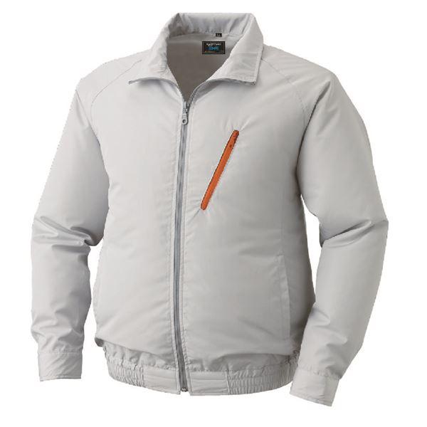 代引不可/KU90510 空調服 R ポリエステル製遮熱長袖ブルゾン 服のみ シルバー 4L/代引不...