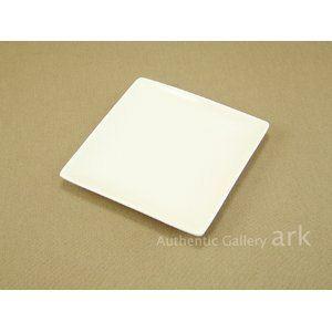 代引不可/〔セット販売〕白い器 スクエアプレート13cm 白 ホワイト 〔6個セット〕/代引不可