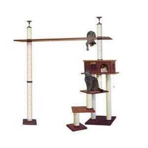 当店の大型キャットタワー 階段ブリッジタワーＲ−ＤＸ 天井高2300mm〜2500mmHまで対応 代引き不可商品