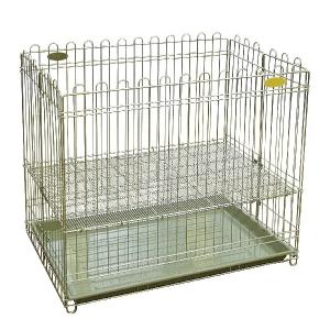 スチール製サークル 6面ブラックサークルL サイズ900mm×H1100mm×6面