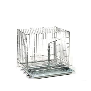 ハチコウ ステンレスケージＭ−ＳＯＰ 長面開 美品 ハチコウ ステンレスケージM−SOP 長面扉620mm×450mm×H570mm