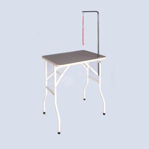 トリミングテーブル ホワイトST 万力式アーム付/W750×D450×H775mm