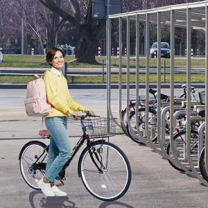 ノーパンク シティサイクル 折りたたみ自転車 ...の詳細画像2