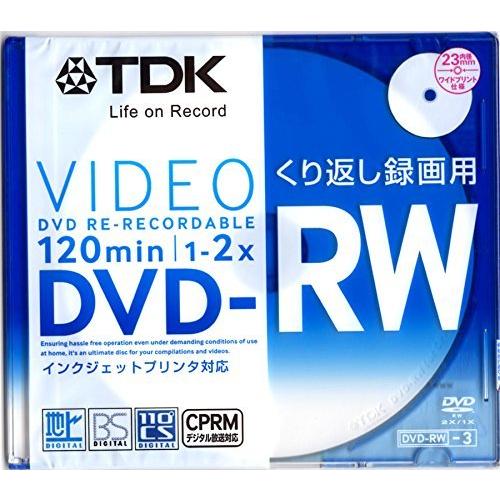 DRW120DPWA1A-D TDK DVD-RW 繰り返し録画用 CPRM対応