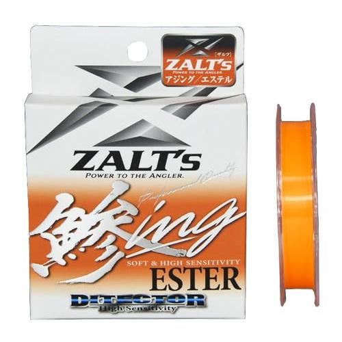 ザルツZalt's アジング エステルライン DITECTOR 鯵ing ESTER 蛍光オレンジ ...