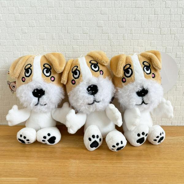 【ThreeBオリジナル】【訳アリ品】 ぬいぐるみキーホルダー　テリア　愛犬グッズ 雑貨
