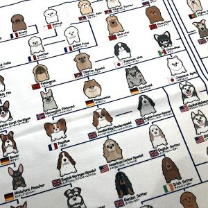 【ThreeBオリジナル】今治系統図バスタオル...の詳細画像1