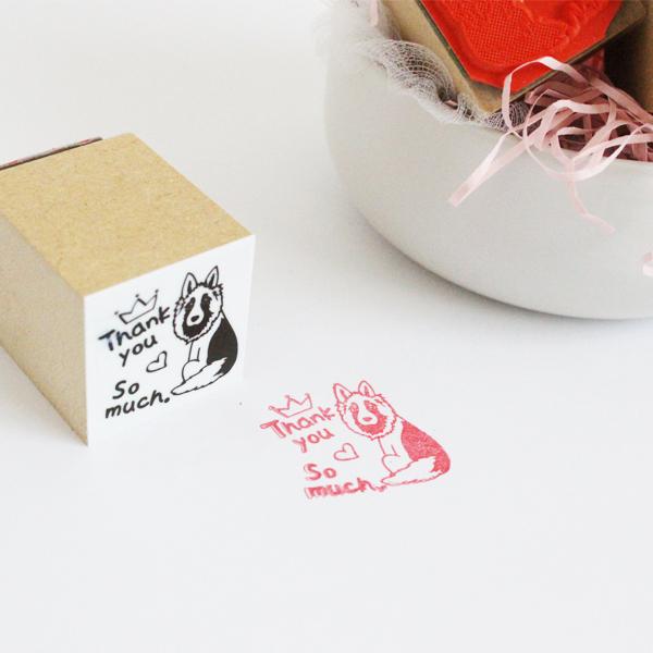 【ThreeBオリジナル】 thank you スタンプ あ〜な行 犬種別　スタンプ　愛犬グッズ　チ...
