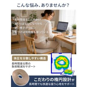整骨院の院長推薦 円座クッション 極厚プラス ...の詳細画像2