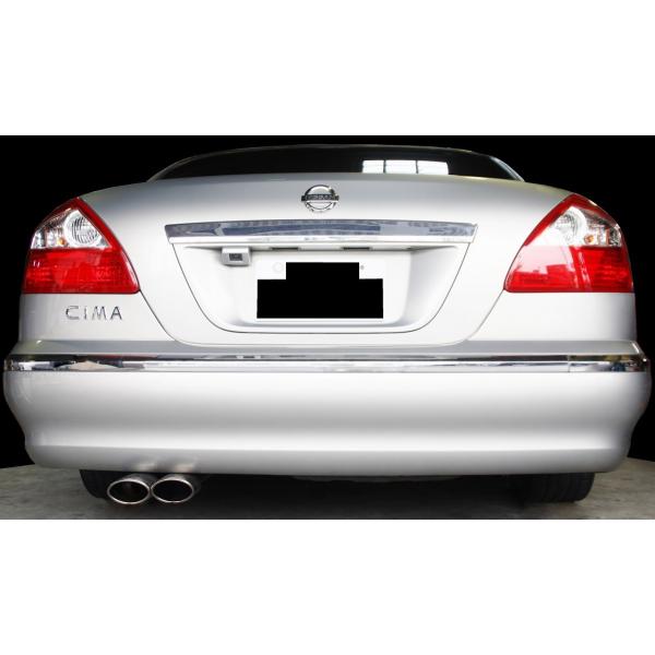 スリーキャッツ GF50 50シーマ 4.5L 前期 クーヴェ デュアル出し ストレート マフラー