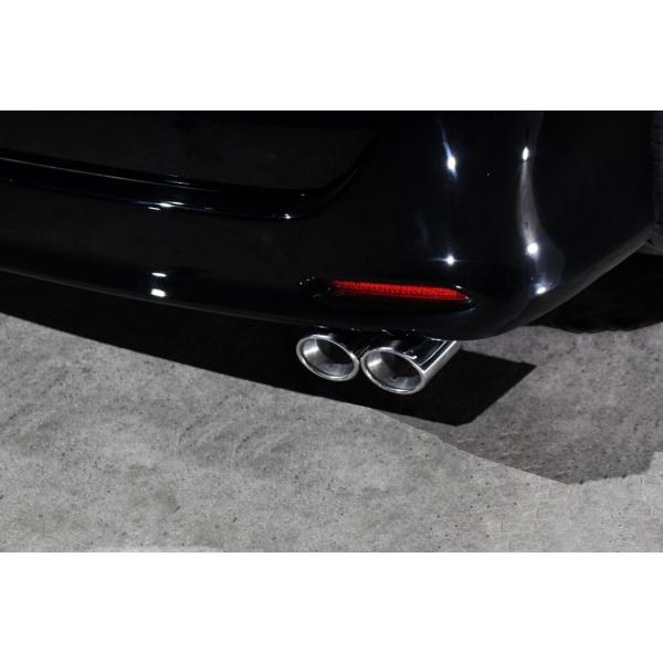 スリーキャッツ ZRR70W 70ノア 95ΦオーバルW 直管 ストレート マフラー