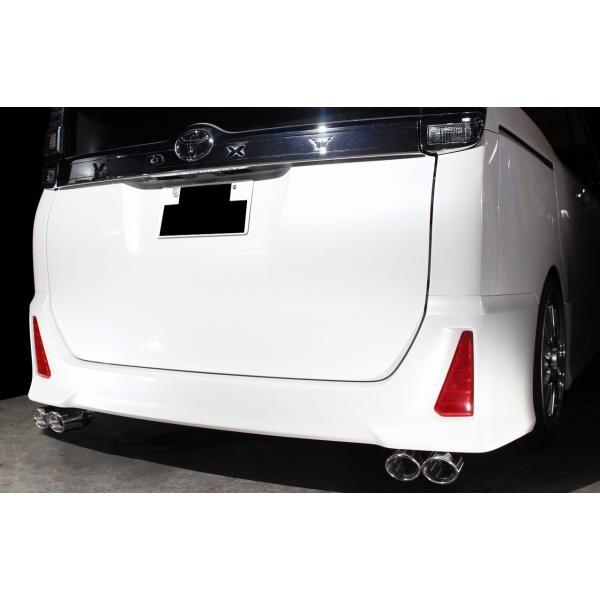 スリーキャッツ ZWR80W 80ノア ハイブリッド 95Φオーバル 4本出し ストレート マフラー