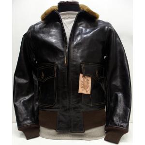 【Size：42】38-50th Anniversary Rainbow Country [US AER-U.S.NAVY G-1 FLIGHT JACKET/55J14 N-383s-10427/Dark Seal]｜threeeight