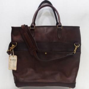 Vasco(ヴァスコ)[LEATHER NELSON 2WAY BAG/Brown]｜threeeight