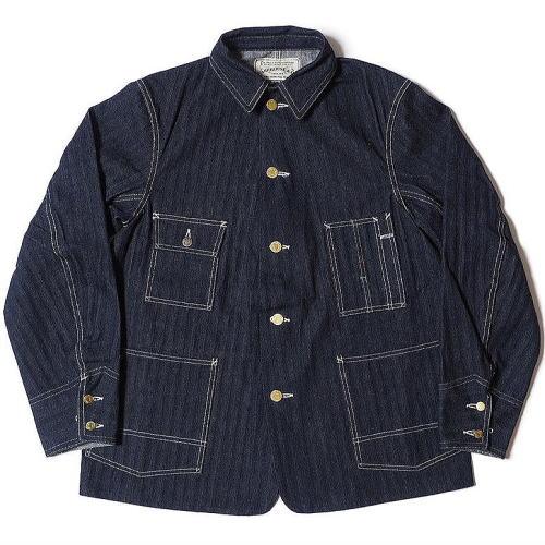 WAREHOUSE(ウエアハウス) [Lot.2165 INDIGO HERRINGBONE COV...