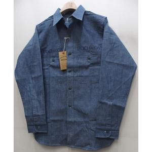 WAREHOUSE(ウエアハウス) [Lot.3044 USN CHAMBRAY SHIRTS/Cu...