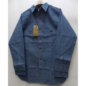 WAREHOUSE(ウエアハウス) [Lot.3044 USN CHAMBRAY SHIRTS/Pl...
