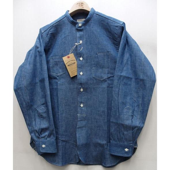 WAREHOUSE(ウエアハウス) [Lot.3046 STAND COLLAR CHAMBRAY ...