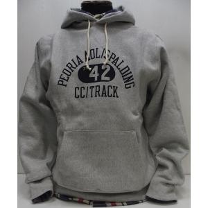 WAREHOUSE◇タグ付/SEPARATE POCKET HOODIE/パーカー/38/コットン/GRY