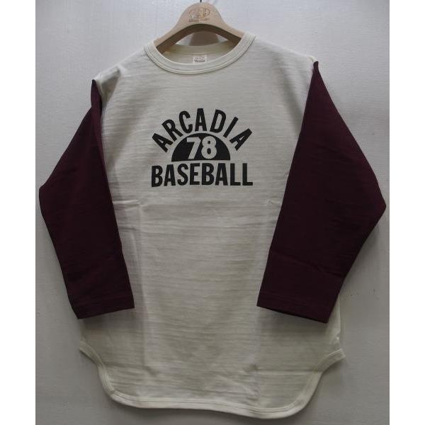 WAREHOUSE(ウエアハウス)Baseball Three-Quarter Sleeve Tee...