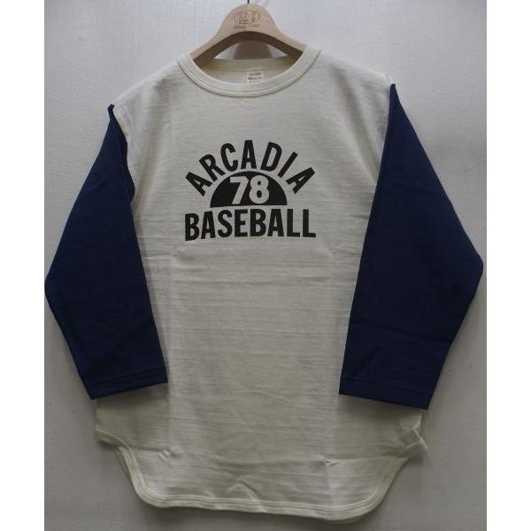 WAREHOUSE(ウエアハウス)Baseball Three-Quarter Sleeve Tee...
