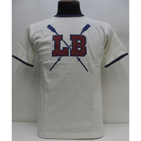 WAREHOUSE(ウエアハウス)[Lot.4059 Ringer Tee/LB-Cream×Nav...