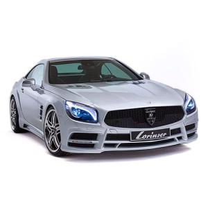 Lorinser Benz R231 フロントスポイラー フロントスポイラー スリースターマーク Pts付 ベンツ Forラジエーターグリル スリースターマーク ベンツ Slクラス ロリンザー Lor スリーポイントa支店 新品即納