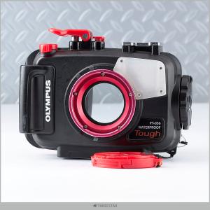 OLYMPUS オリンパス PT-056/TG-3/TG-4用純正 水中ハウジング 防水ケース 実用中古 【3】｜threestarsyokai