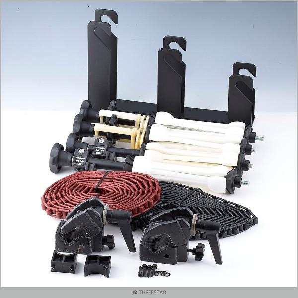 Manfrotto Art 046 エクスパン 2セット/トリプルフック/おまけクランプ セット 背...