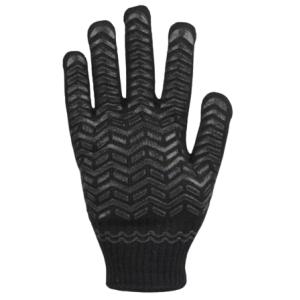 #001　ゴムライナー　ブラック　すべり止め付軍手　　勝星産業