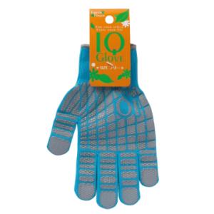#2227　ＩＱグローブ　女性用　ブルー　軍手　滑り止め付　手袋　川西工業