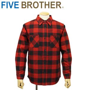 ファイブブラザー FIVE BROTHER 80s キルティング ネルシャツ 三角タグ