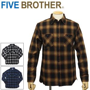 FIVEBROTHER（ファイブブラザー） チェック ワンナップシャツ 152570