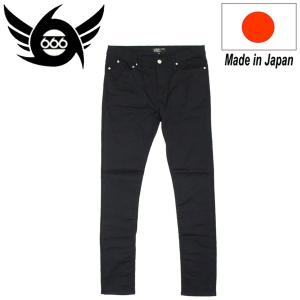 666 ORIGINAL 1977 SUPER SKINNY JEANS スーパースキニー ジーンズ ブラック SOP0034｜threewoodjapan