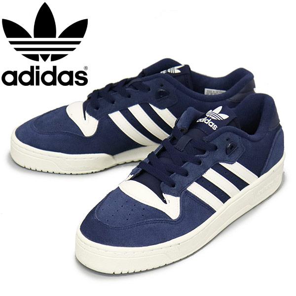 adidas (アディダス) IE9910 RIVALRY LOW カレッジネイビーxクラウドホワイ...
