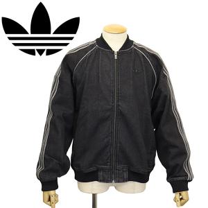 adidas (アディダス) P7207 KS4963 SST ADICOLOR DENIM TRACK TOP トラックトップ トゥルーブラックデニム AD405