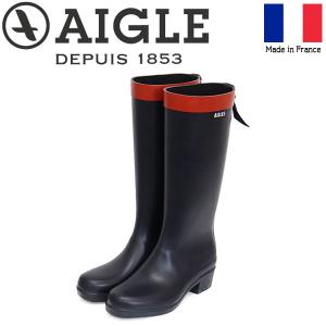 AIGLE（エーグル） ミリカ ヒールラバーロングブーツ : タカシマヤ