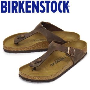 BIRKENSTOCK (ビルケンシュトック) 743831 Gizeh BS ギゼ オイルドレザーサンダル HABANA レギュラー幅 BI243｜threewoodjapan