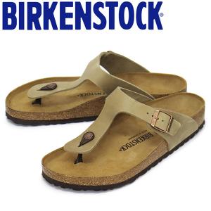 BIRKENSTOCK (ビルケンシュトック) 943811 Gizeh BS ギゼ オイルドレザーサンダル TABACCO BROWN レギュラー幅 BI244｜threewoodjapan