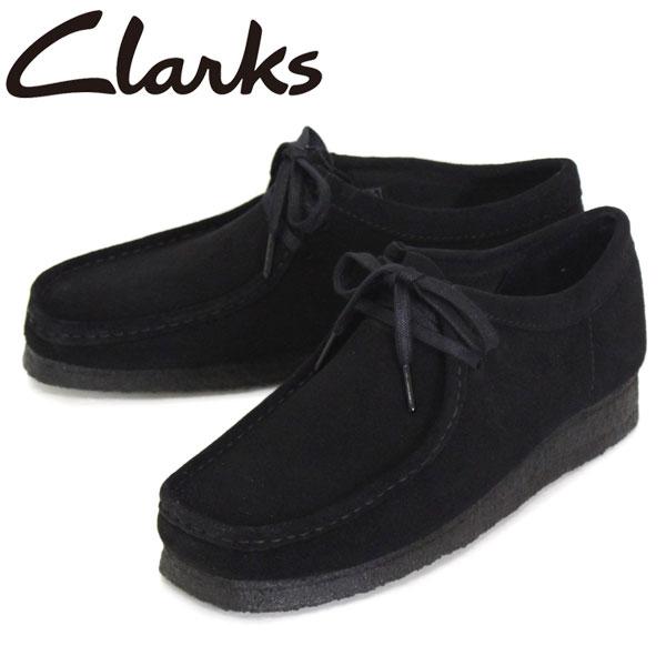 Clarks (クラークス) 26155519 Wallabee ワラビー メンズシューズ Blac...