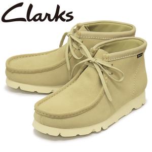 Clarks (クラークス) 26168545 WallabeeBT GTX ワラビーブーツ ゴアテックス メンズ ブーツ Maple Suede CL061｜THREE WOOD ヤフー店