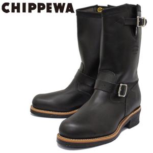 CHIPPEWA (チペワ) 1901M03 11inch ORIGINAL STEEL TOE ENGINEER BOOTS 11インチ スチールトゥ エンジニアブーツ BLACK｜threewoodjapan