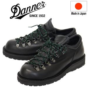 DANNER (ダナー) D214016 MOUNTAIN RIDGE LOW W/P マウンテンリッジロー レザーブーツ Black 日本製｜threewoodjapan