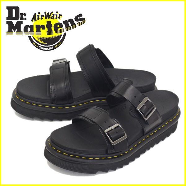 Dr.Martens (ドクターマーチン) MYLES マイルス レザーストラップ サンダル Bla...