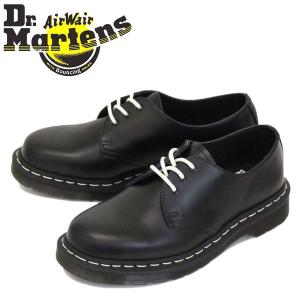 Dr.Martens (ドクターマーチン) 24757001 1461 WS 3ホール レザーシューズ ホワイトステッチ BLACK